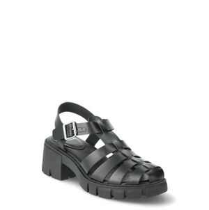 Madden NYC Women's Fisherman Black Chunky Sandals Size 9.5 New With The Box